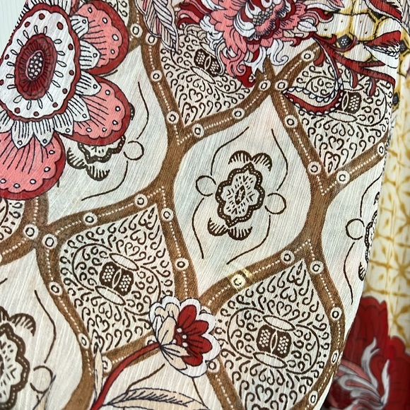 Tommy Hilfiger Women's Boho Floral Off-Shoulder Peasant Blouse. Size 2x. - Picture 3 of 8